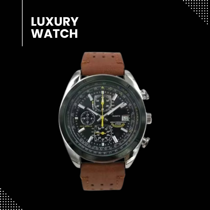CITIZEN Men Watches Luxury Trend Quartz Calendar Waterproof Multi Function Fancy Round Watch Stainless Automatic Watch