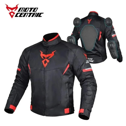 Summer Motorcycle Riding Jacket Men Women Mesh Breathable Motocross Jacket Anti-fall Motorbike Jacket With 5pcs Protection Pad