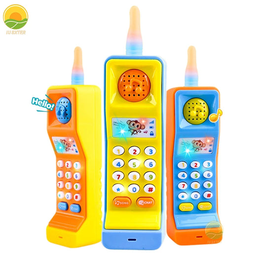 Baby Phone Toys Children's Musical Electronic Mobile Phone With Sound Light Game Educational Kids 18 Months Brithday Gifts