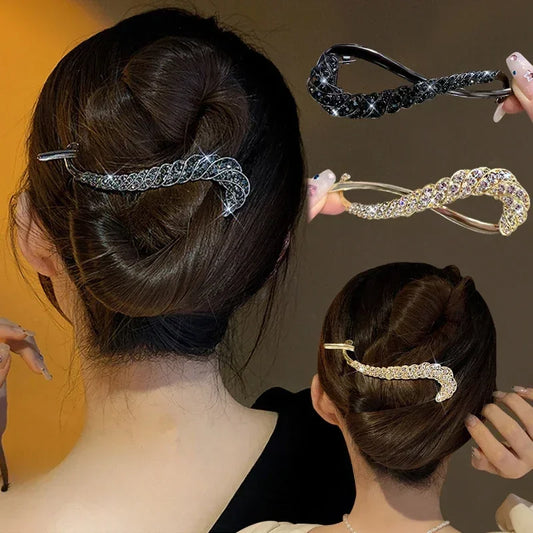 Hair Accessories Rhinestone Hair Clasp Barrettes Irregular Women Hair Clip Girl Claw Headdress Korean Hairpin Для Волос