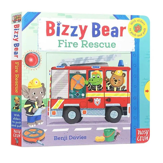 Bizzy Bear Fire Rescue English 3D Flap Picture Book Cardboard  Book Baby Books Educational for Children